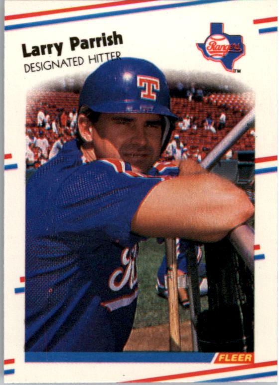 1988 Fleer Mini Baseball Cards 057      Larry Parrish